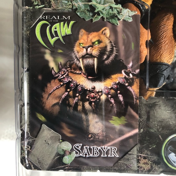 2001 Stan Winston Creatures Realm of the Claw 8” SABYR Poseable Figure NWT - Picture 3 of 16